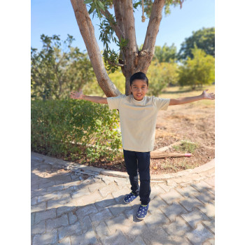 Organic Cotton & Naturally Fiber Dyed Kids T-shirt