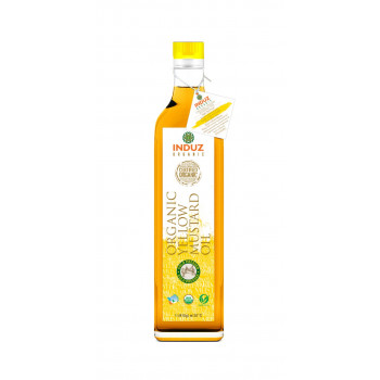 Organic Mighty Yellow Mustard Oil (Cold Pressed) - 1 liter