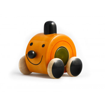 Wooden Push Toy - Moee (Yellow & Green)