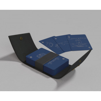 Playing Cards made of Recycled Paper - Blue