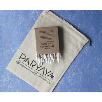 Paryaya Bamboo Earbuds -  80 sticks 160 swabs