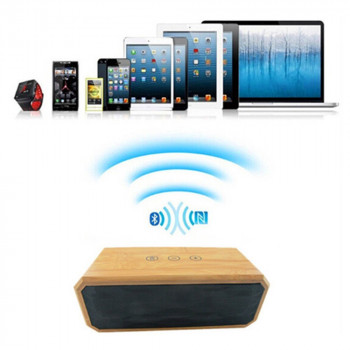 Bamboo Wireless Bluetooth 4.0 Stereo Speaker