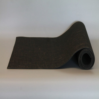 THE BLACK RUBBER JUTE MAT-VIKRAMA