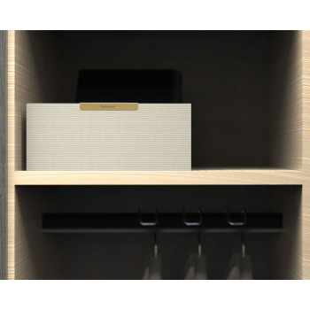 The Box Organiser (Square) - Brown Stripe