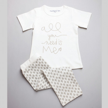 ALL I WANT SET - white - Tee-shirt and pajama