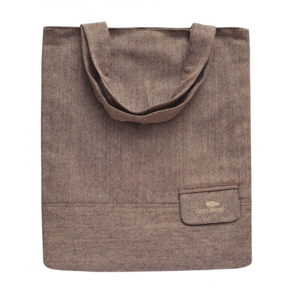STYLISH WARM TOTE BAG URBANO ( Earthy Brown)