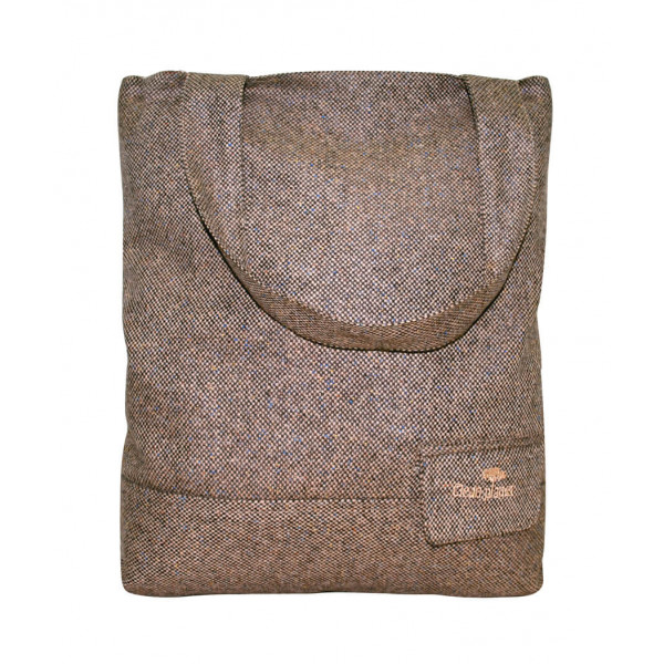 ECO-FRIENDLY WARM TOTE BAG URBANO  (Jigsaw Brown) 