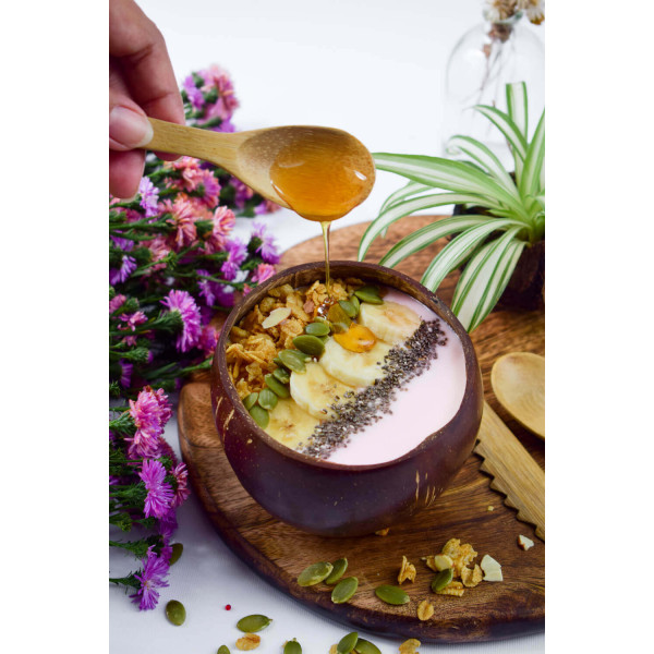 Coconut Bow Super Jumbo - Set of 1, Eco-friendly ( Handcrafted from Original Coconut Shells) & 100% Natural