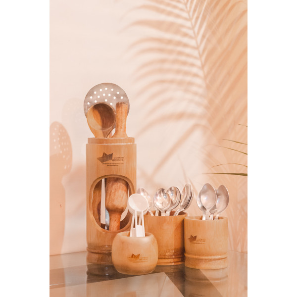 Bamboo kitchen gift set