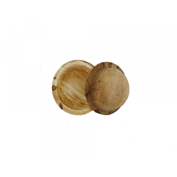 Pala Areca Leaf Disposable Round Bowl - 4 inch (Pack of 20)