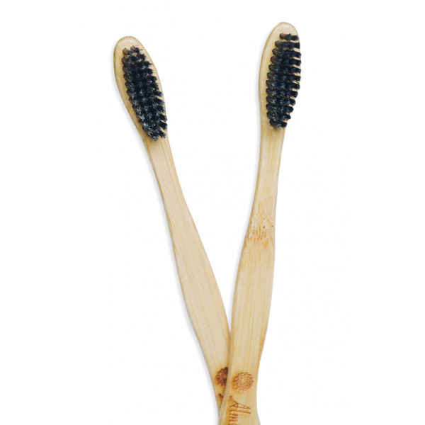 Bamboo Toothbrush – Charcoal - (Pack of 2)