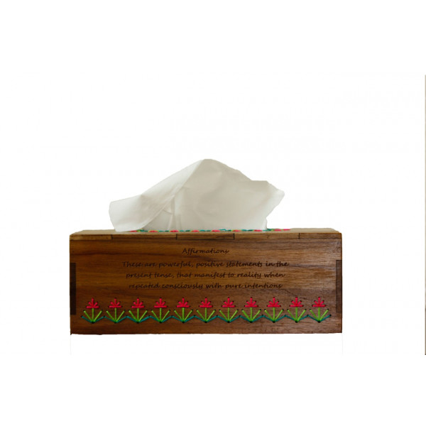 Affirmation Tissue Box -  Love & Gratitude