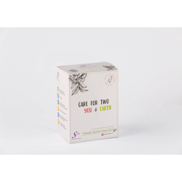 Regular Saathi Bamboo Fibre Biodegradable Sanitary Pads- Pack of 12