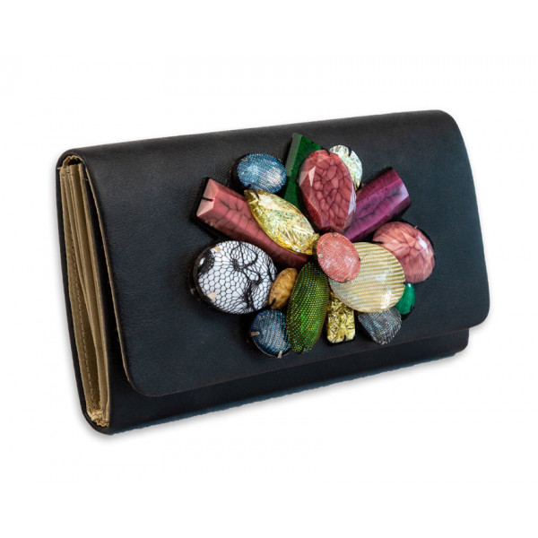 Black Clutch With Motive
