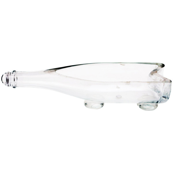 Multipurpose Serveware cum Glass Planter (Transparent)