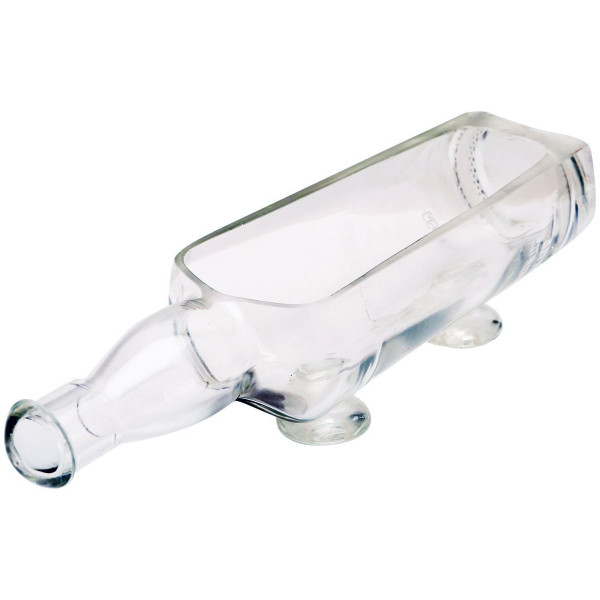 Multipurpose Serveware cum Glass Planter (White)