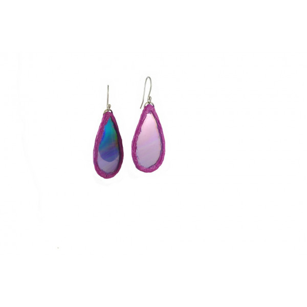 Recycled CD Earrings