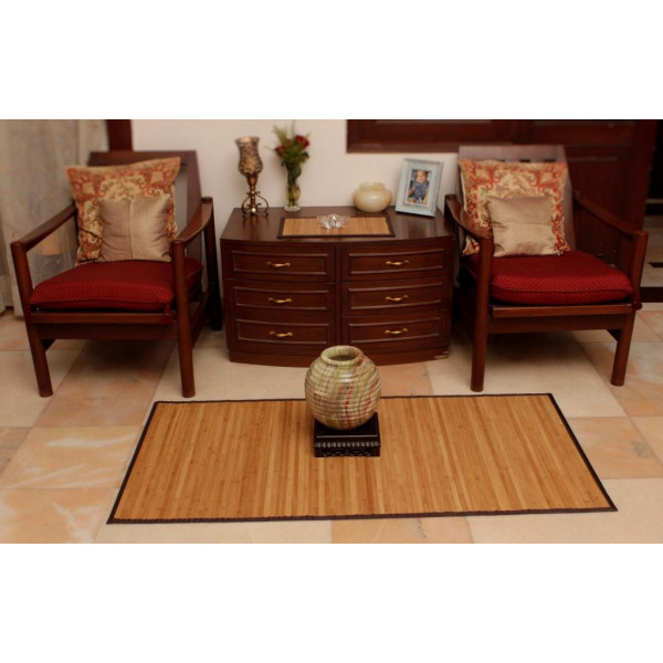 Bamboo Carpet - Brown ( 4 X 6 ft)