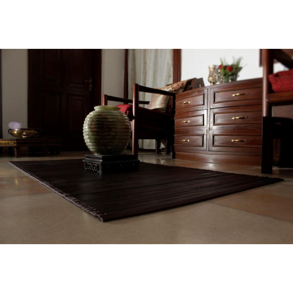 Bamboo Carpet - Chocolate Brown (3 X 5 ft)
