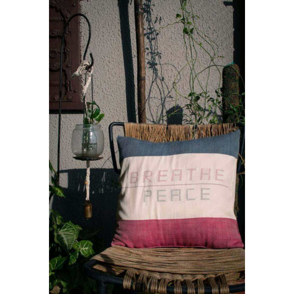 Breathe Peace-Cushion Cover -16 X16 inch 