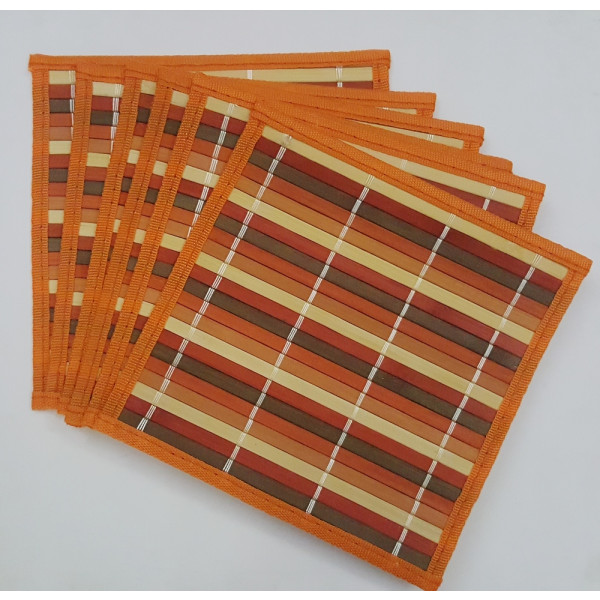 Bamboo Hot Dish Mats/ Table Coasters (30 X 30 CMS)