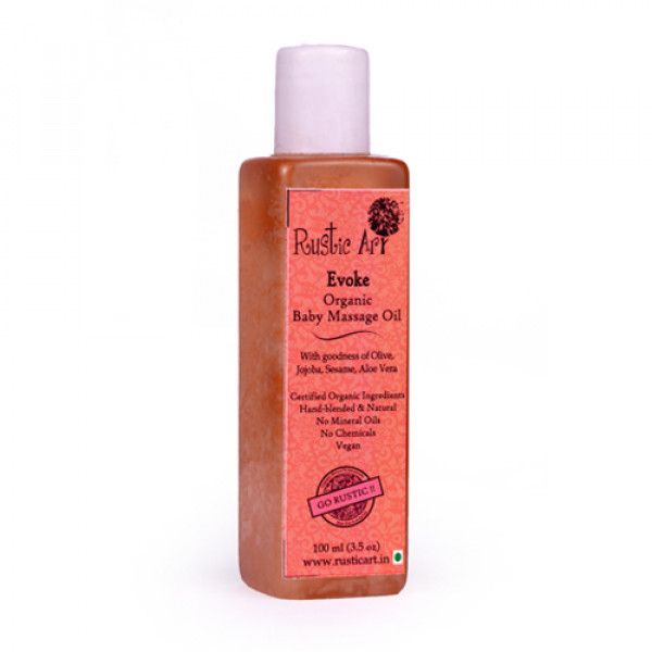 Rustic Art Organic Baby Massage Oil (Evoke)