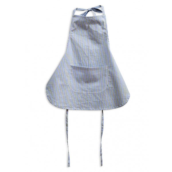 Kids Apron - Vertical white lives al over