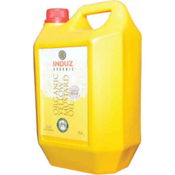 Organic Yellow Mustard Oil (Cold Pressed) - 5 L