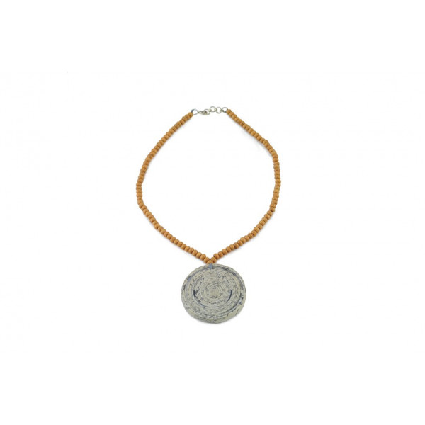 Stylish Necklace - Round Rolled Bead (Small)