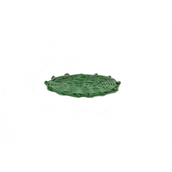 Beautiful Oval Coaster Pot - Small (Green)