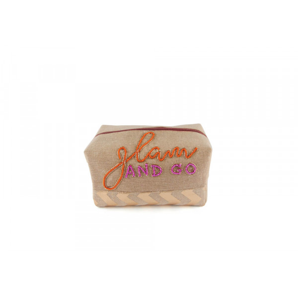 StreeStyle Polyester Blend Multi utility Pouch, Cosmetic Pouch -Pink