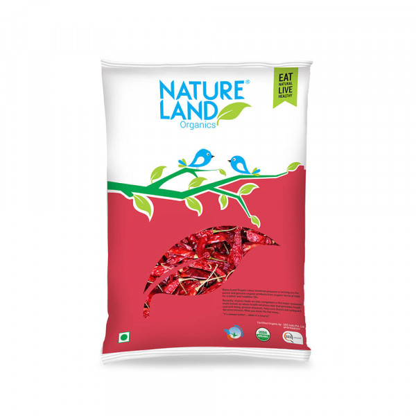 Organic Red Chilli Whole (50gm)