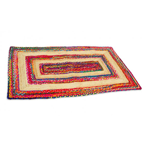 Rectangular Jute Rug 