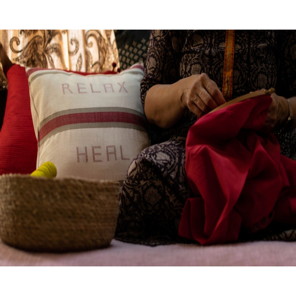 Relax Heal-Cushion Cover-18 x 18 inch