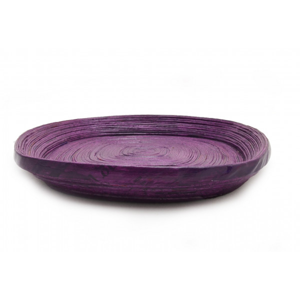 Cool Rolled Square Bowl 23 (Purple)