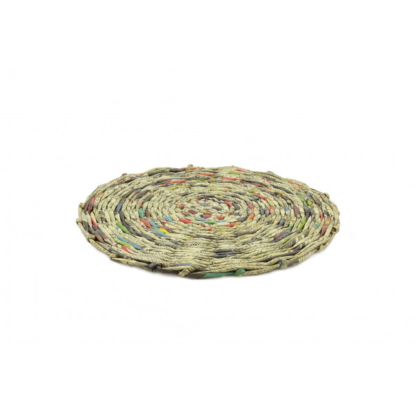 Unique Round Coaster - Extra Large Natural)