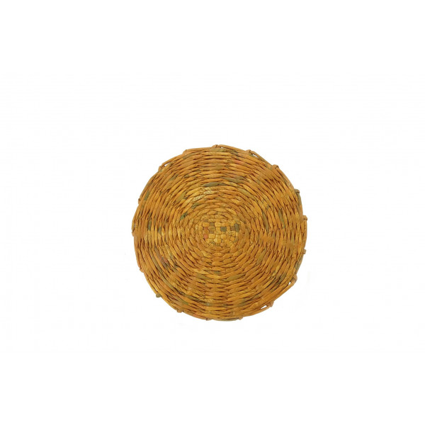 Custom Round Coaster - Large (Yellow)