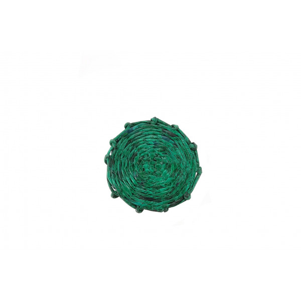 Cool Round Coaster - Small (Peacock Blue)
