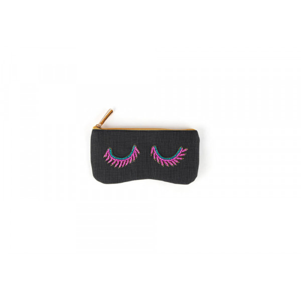 StreeStyle Cotton Blend Sunnies Cases Cover Pouch for Sunglasses Goggles Spectacles--Black