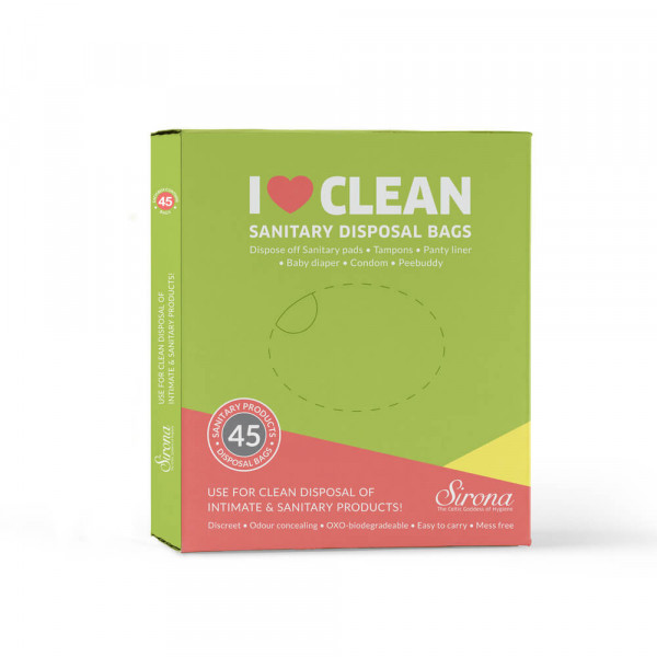 Sanitary and Diapers Disposal Bag by Sirona 45 Bags