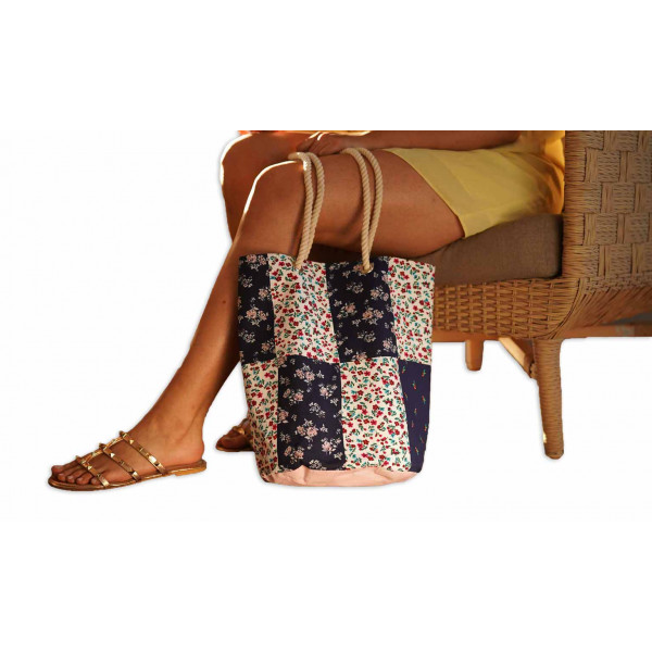 Patchwotk tote bag