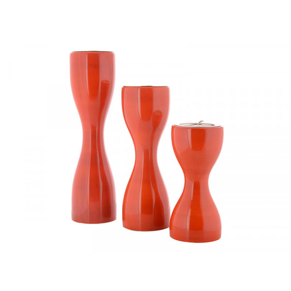 Candle Holder - Triune (Orange - Set of 3)