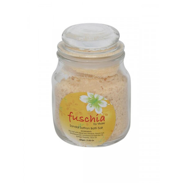 Natural Sandal Saffron Bath Salt (100 Gms)