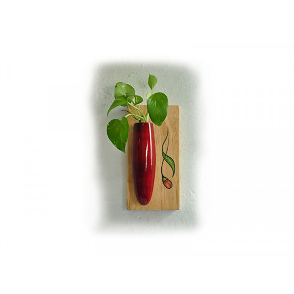 Wall Hanging Plant Holder Red