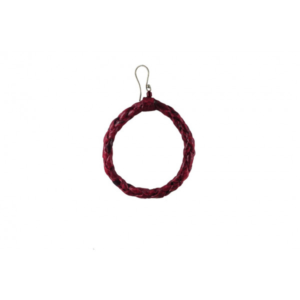 Stylish Weaved Earrings - Medium (Red)