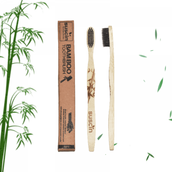 Premium Bamboo AQUILA Toothbrush – Set of 2