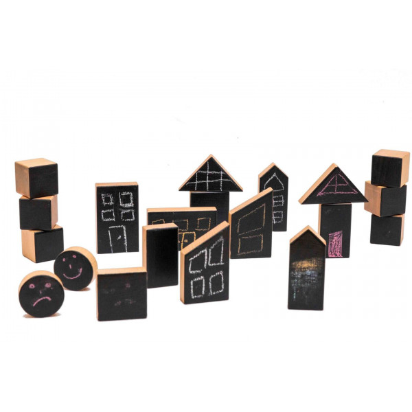 Wooden Chalk Blocks