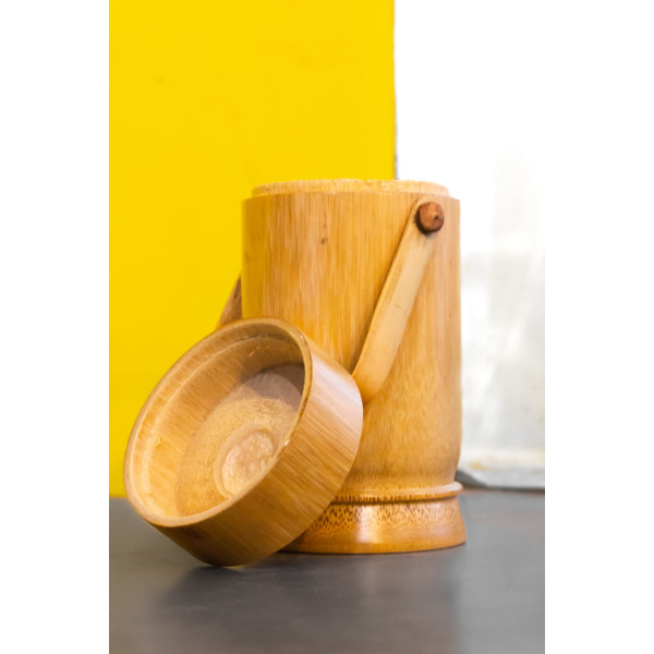 Bamboo Container round shape