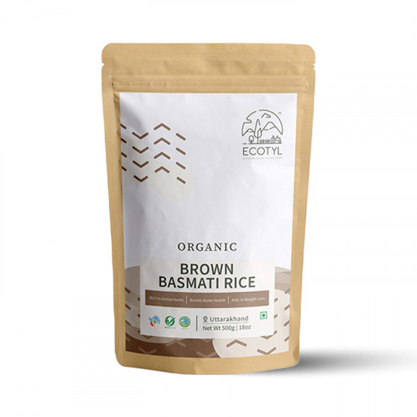 Organic Brown Basmati Rice - 500 gms