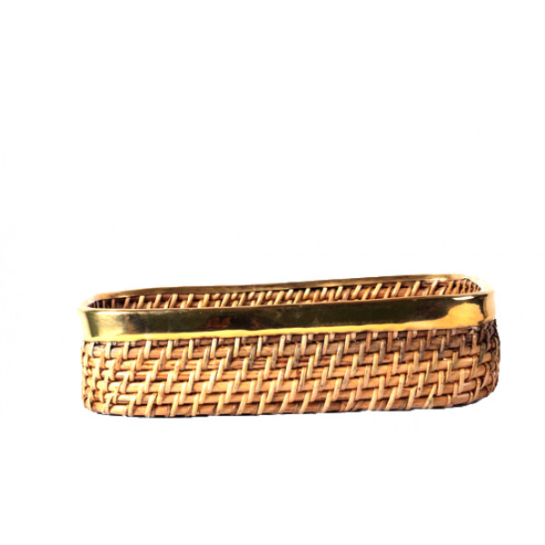 Traditional Cane Fruit cum Bread Basket ( Rectangle 11" x 6")
